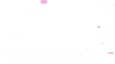 GRL PWR kara arka planda kelime bulut animasyonu. GRL PWR, Kız Gücü 'ne alternatif bir yazılımdır.