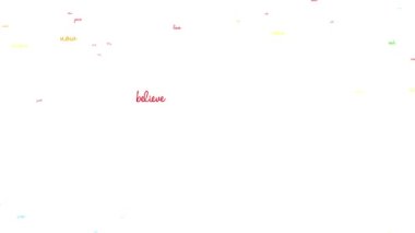 Minnettarlık beyaz arka planda kelime bulutu.