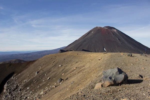 Monte Ngauruhoe vista — Fotografia de Stock