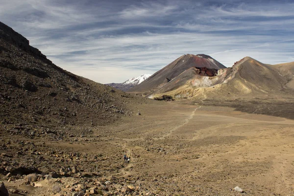 Rode krater en Mount Ngarahoe — Stockfoto