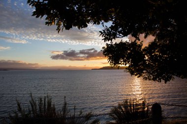 Sunset bulvarında lake Taupo