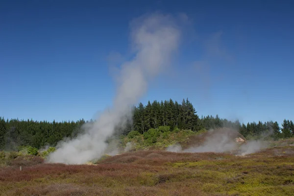 Hot steam craters