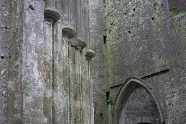 Cashel Kaya Içinde Görünüm Katedrali Harabeleri — Stok fotoğraf