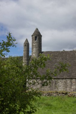 Glendalough yağmurlu gün