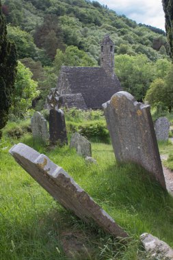 Glendalough yağmurlu gün