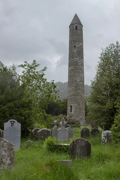 Glendalough em dia chuvoso — Fotografia de Stock