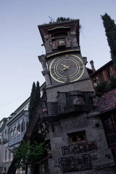 Puppet theater clock tower