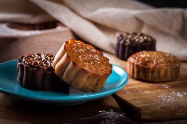 Mooncake mid sonbahar için