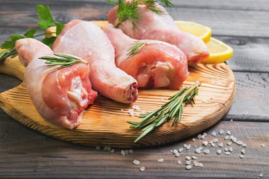 Chicken raw meat shin