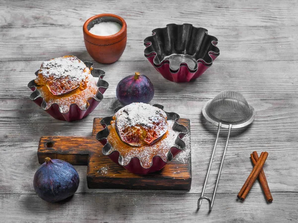 Muffins gâteau aux figues — Photo