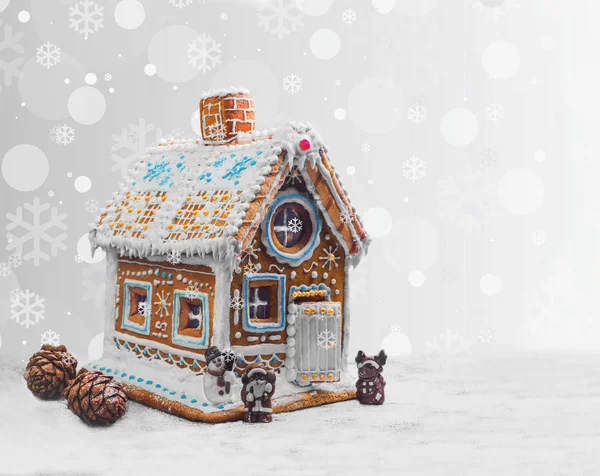 Weihnachten Lebkuchenhaus — Stockfoto