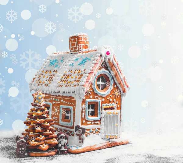 Gemischte Weihnachts-Lebkuchen — Stockfoto