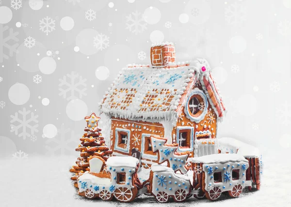 Gemischte Weihnachts-Lebkuchen — Stockfoto