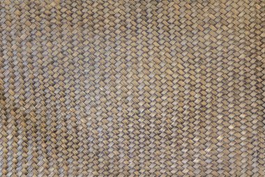 Eski bambu sepet örgü doku ve arka plan