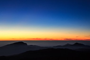 Doi Inthanon, Chiang Mai Tayland erken sabah