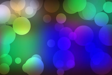 Soyut illüstrasyon bokeh arka plan bulanık ışık