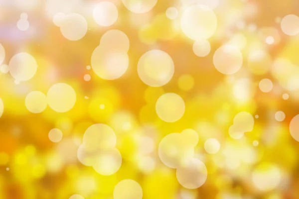 Abstract illustration bokeh light on golden background — Stock Photo, Image