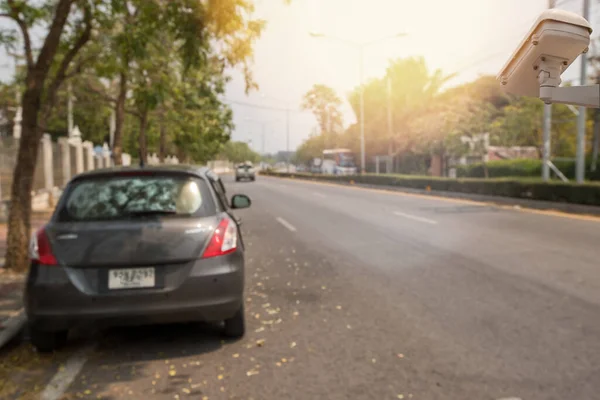 Cctv Cameras Security Cameras Surveillance Road — Stockfoto