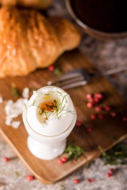 Sabah yumurta haşlanmış