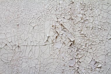 Antika arka plan doku duvar eski çimento çatlaklar ile eski boya izleri üzerinde eski tuğla.