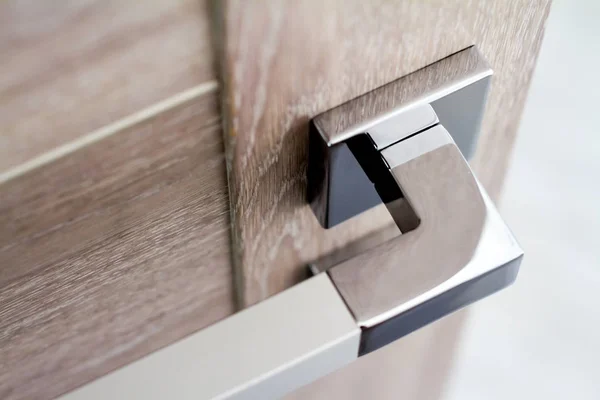Door handle with lock. Door handle for door or Cabinet. — Stock Photo, Image