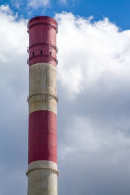 CHP boru gökyüzüne karşı.