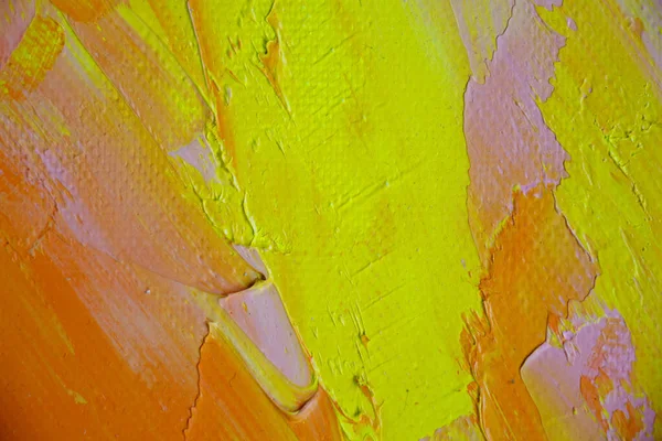 Текстурированный фон масляной краски в красных и оранжевых тонах, селективная фокусировка — стоковое фото