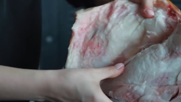 Recette Étape Par Étape Pour Rouleau Mâchoire Porc Cuisinière Sépare — Video