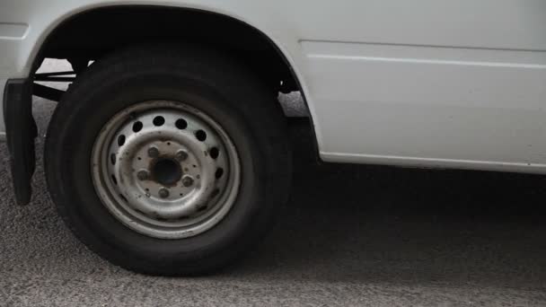 Roue arrière de voiture dérive — Video