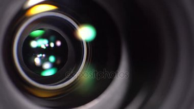 Kameranın lens. Yakın çekim