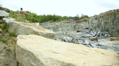 Taş ocağı madenciliği graniti