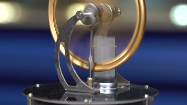 Working Stirling Engine — Stock Video