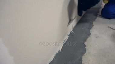 Çalışan puttied duvar