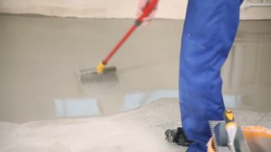 Kir bir rulo ile zemin