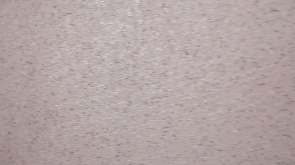 Mosaïque de plâtre sur le mur — Video