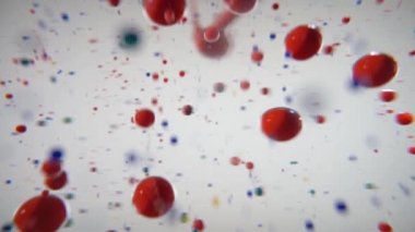 Çok renkli yağlı boyalar. Makro çekim