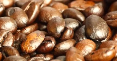 4 k kahve çekirdekleri closeup, içecekleri kafein gıda ham madde, lezzetli yemekleri fasulye