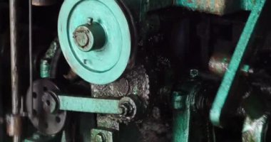 4 k karmaşık hassas Sanayi makineleri işlemi, çalışma yatak ve eksen.