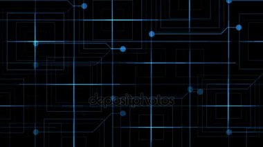 4 k Virtual elektrik devresi, bilim teknik satır, matris nokta parçacık arka plan.