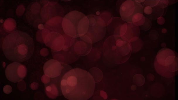 4k cercle de lumière rouge points particules, rayons lumineux feux d'artifice arrière-plan .
