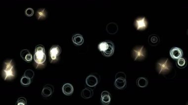 4 k Parlatıcı yıldız parçacık ışık, soyut havai fişek, flash noktalar patlama arka plan