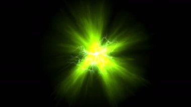 4 k soyut geçerli şimşek, manyetik güç enerji, iyonlar parçacıklar havai fişek.