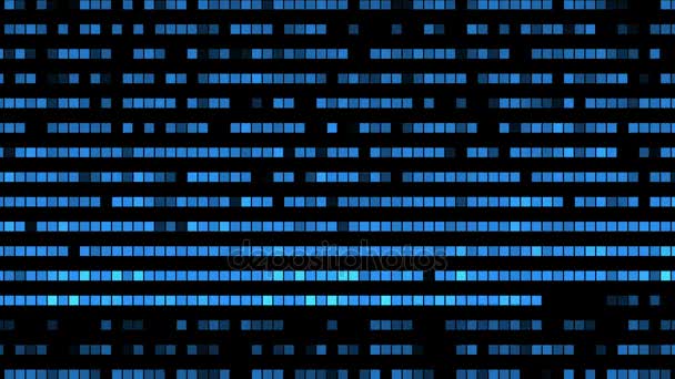 Обломки блоков 4k, частицы технологии сканирования данных паролем . — стоковое видео