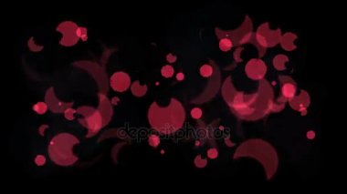 4k yarım ay daire Abstract, patlama parçacık havai fişek arka plan glitter.