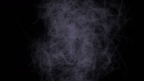 4 k rook gas wolk mist. — Stockvideo