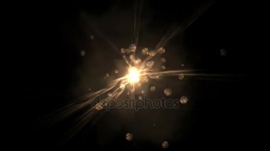 4 k soyut evren seyahat güç ışınları enerji alanı tünel delik.