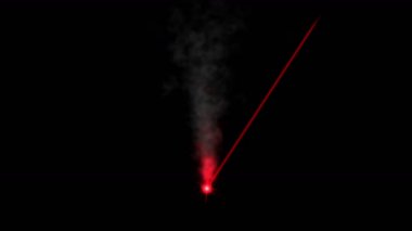 4 k lazer yanık yangın ışınları duman duman ışık.