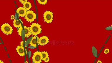 4 k artan bahar daisy kış Yasemin çiçek dalları bitki örtüsü bitki.