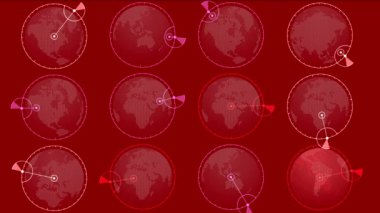 4 k küresel Gps dünya şehir harita askeri Radar Gps ekran navigasyon için arabirim.