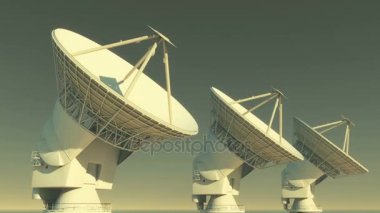 4 k uydu yemekleri alacakaranlıkta, çok büyük radyo Gözlemevleri-zaman atlamalı, askeri Radar, uzay araştırmaları.